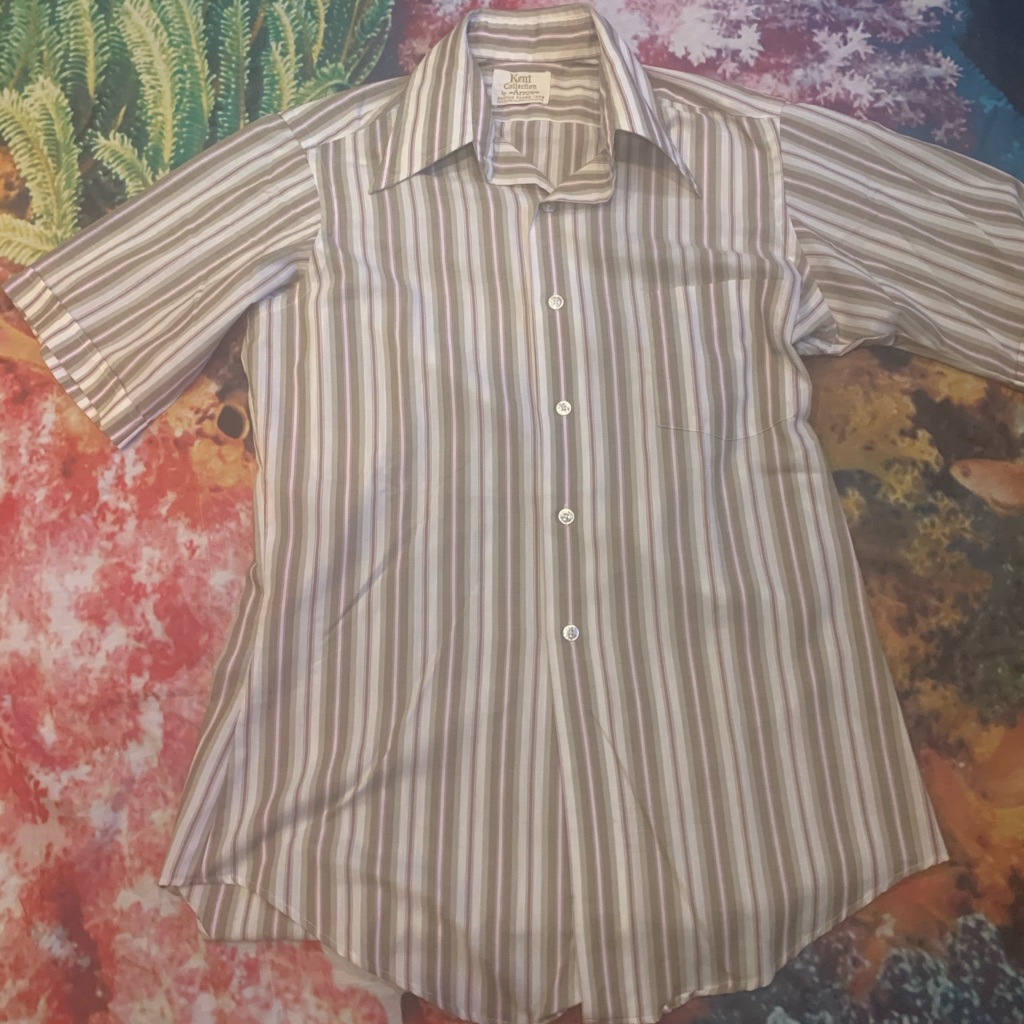 Vintage 70s Striped Button Down Arrow Brand